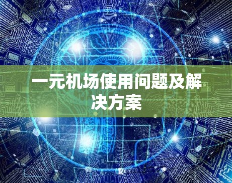 一元机场使用问题及解决方案