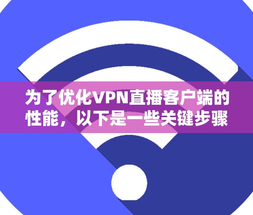 为了优化VPN直播客户端的性能，以下是一些关键步骤和建议